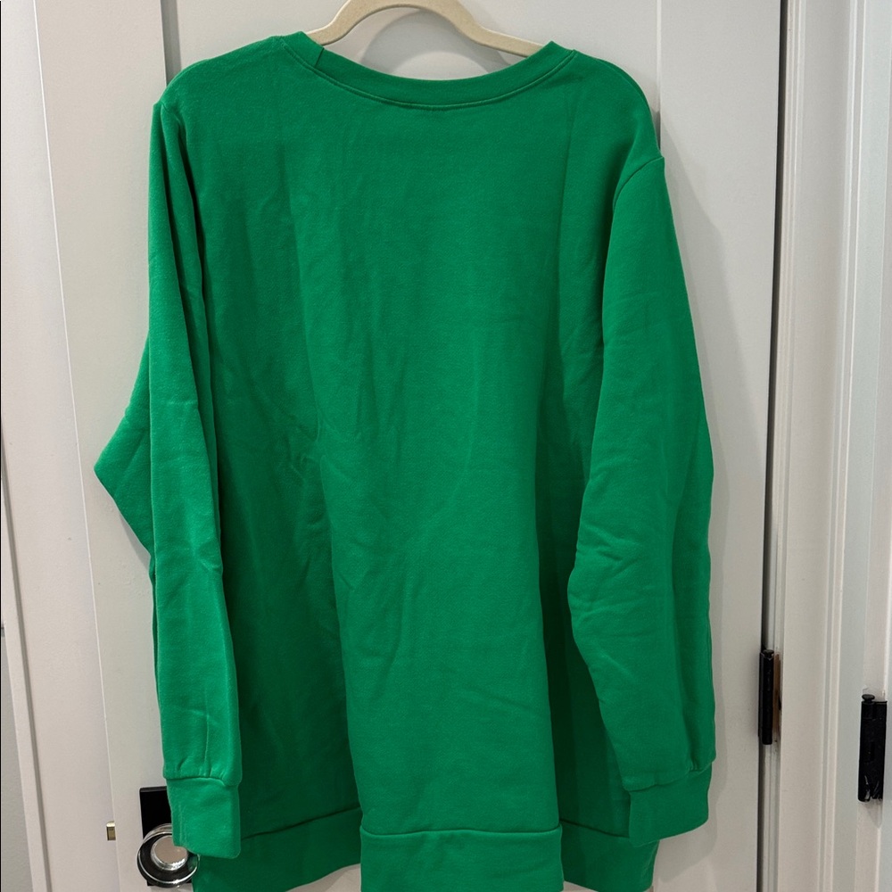 Lane Bryant Green 'Wicked' Sweatshirt - Picture 5 of 5
